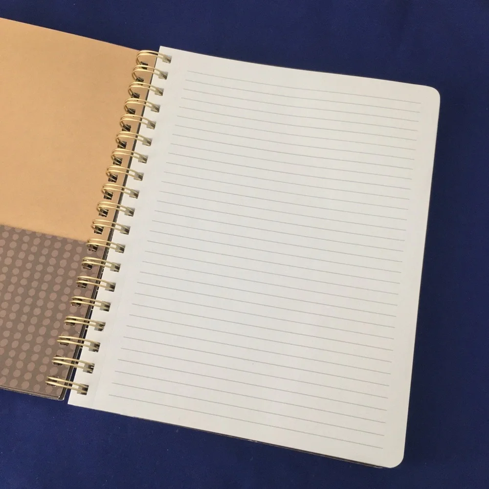 Coffee-Themed Spiral Notebook